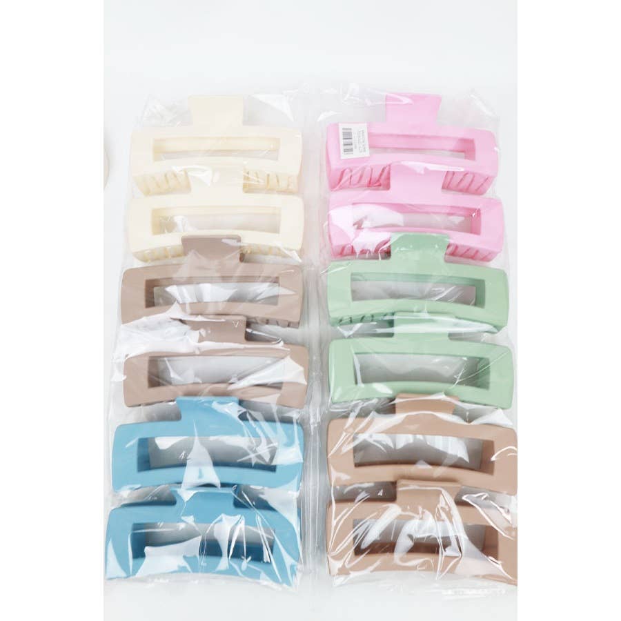Assorted Pastel Hair Claw