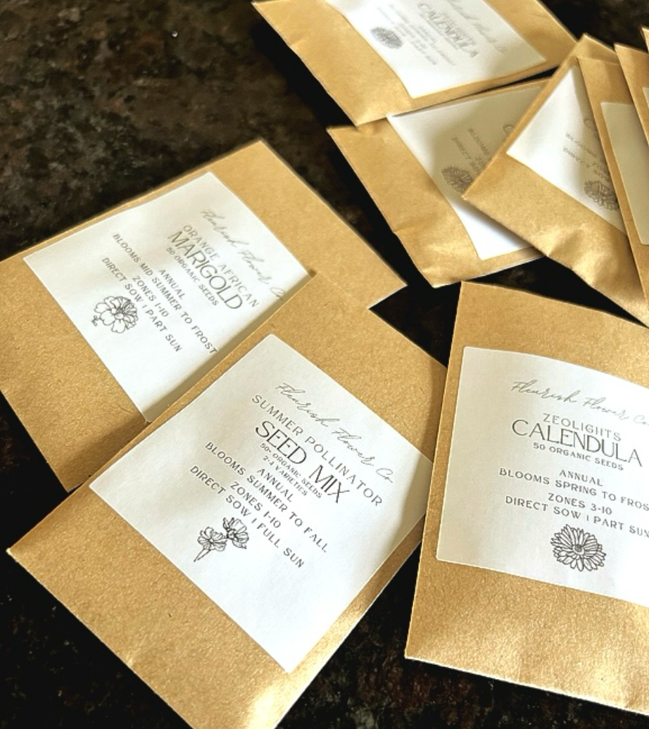 Seed Packets by Fleurish Flower Co.