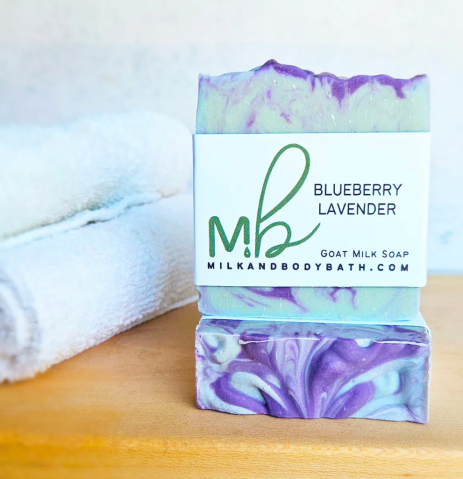 Blueberry Lavender Goat Milk Soap