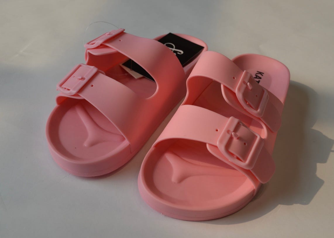 Light Pink Beach Sandals for Women