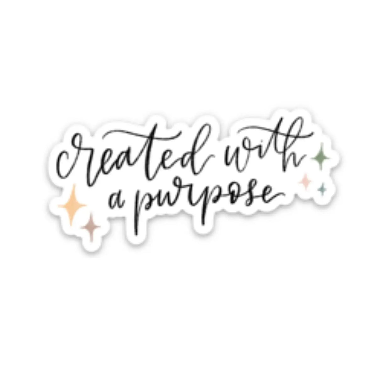 Faith Sticker | Christian Decal | Created with A Purpose