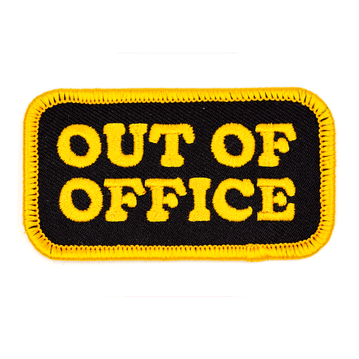 Out Of Office Embroidered Iron-On Patch
