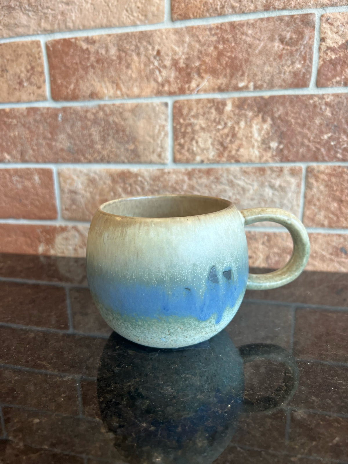 Stoneware Mug, Reactive Glaze, 4 Colors