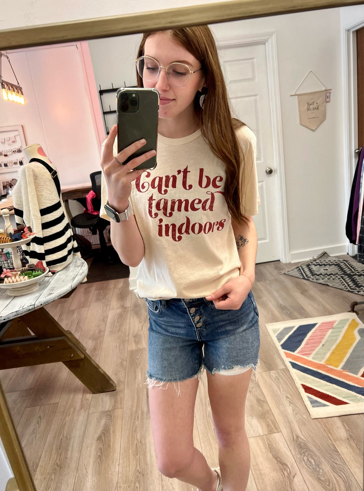Can't Be Tamed Indoors Tee